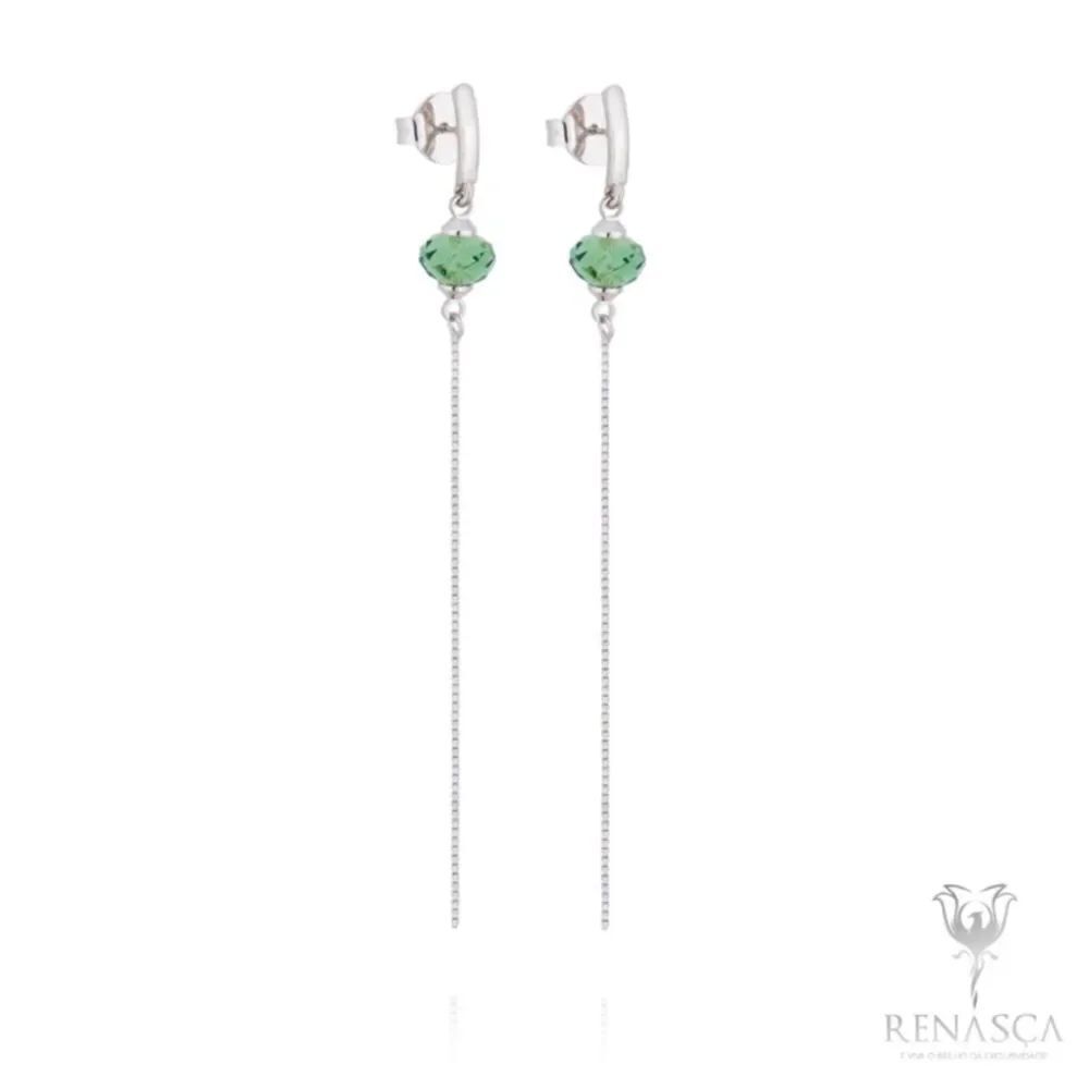Swarovski authentic Crystals earrings White Rhodium plated
